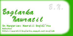 boglarka nawratil business card